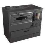 Soba pe lemne Grand Fantazia Lux 9kW cos stanga