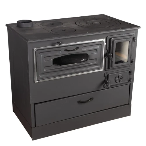 Soba pe lemne Grand Fantazia Lux 9kW cos stanga