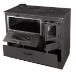 Soba pe lemne Grand Fantazia Lux 9kW cos stanga