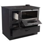 Soba pe lemne Grand Fantazia Lux 9kW cos dreapta