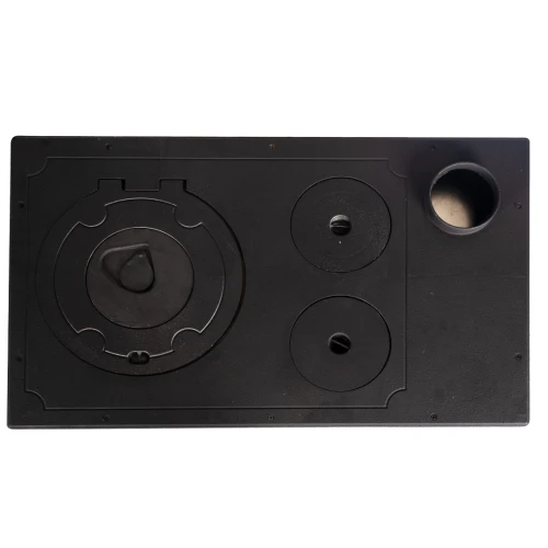 Soba pe lemne Grand Fantazia Lux 9kW cos dreapta