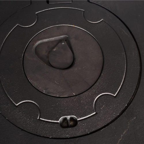 Soba pe lemne Grand Fantazia Lux 9kW cos dreapta