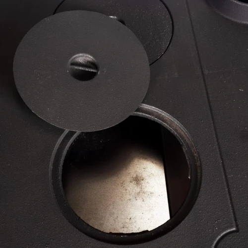 Soba pe lemne Grand Fantazia Lux 9kW cos dreapta