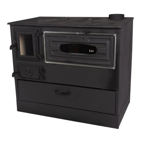 Soba pe lemne Grand Fantazia Lux 9kW cos dreapta