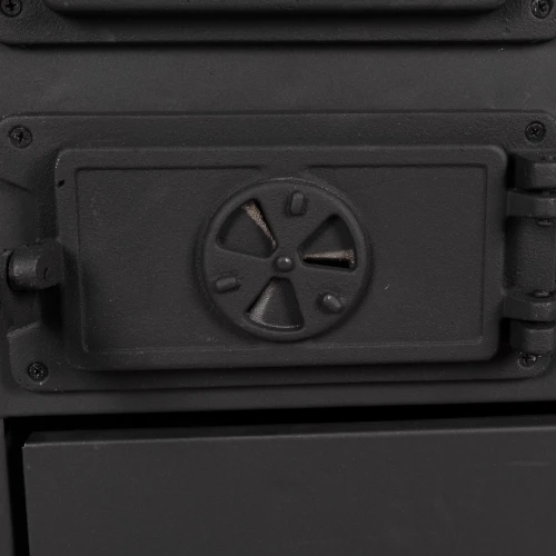 Soba pe lemne Grand Fantazia Lux 9kW cos dreapta