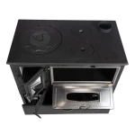 Soba pe lemne Grand Fantazia Lux 9kW cos dreapta