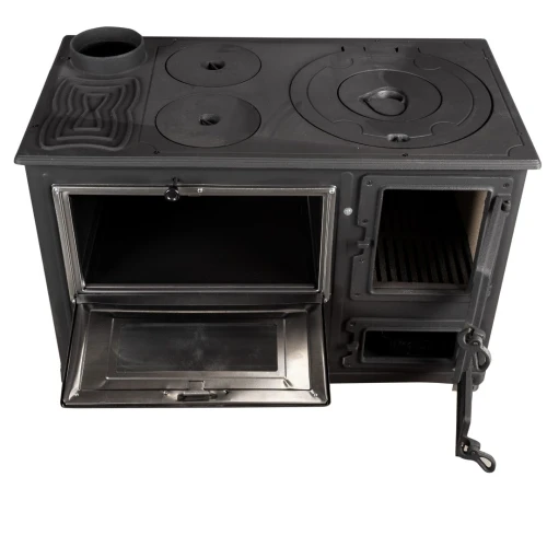 Soba pe lemne Fantazia Lux 6.7kW cos stanga