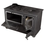 Soba pe lemne Fantazia Lux 6.7kW cos stanga