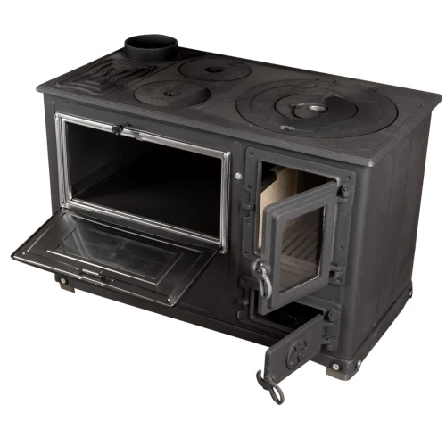 Soba pe lemne Fantazia Lux 6.7kW cos stanga