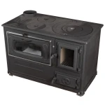 Soba pe lemne Fantazia Lux 6.7kW cos stanga