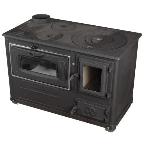 Soba pe lemne Fantazia Lux 6.7kW cos stanga