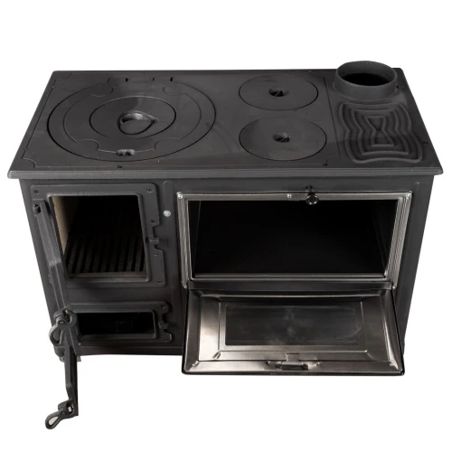 Soba pe lemne Fantazia Lux 6.7kW cos dreapta