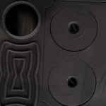 Soba pe lemne Fantazia Lux 6.7kW cos dreapta