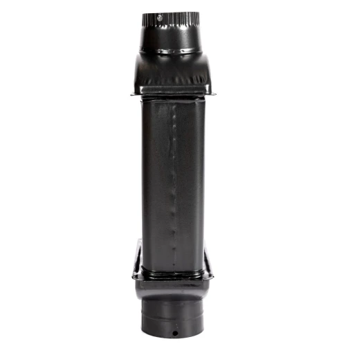 Burlan recuperator caldura plat ø120mm Gri Mat