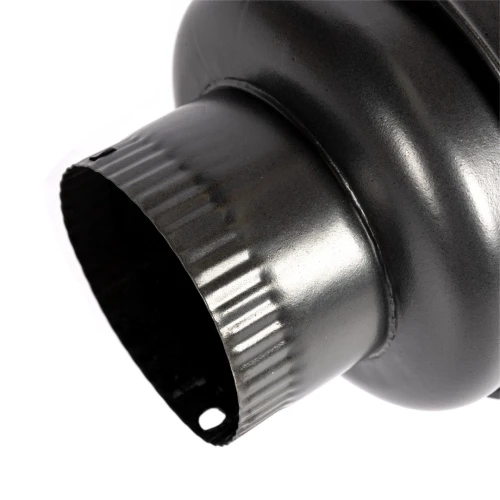 Burlan recuperator caldura rotund ø120mm Gri Mat