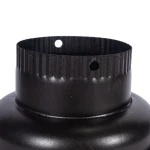 Burlan recuperator caldura rotund ø130mm Gri Mat