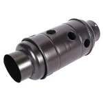 Burlan recuperator caldura rotund ø130mm Gri Mat