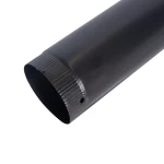 Burlan soba pe lemne 90cm ø130mm Gri Mat