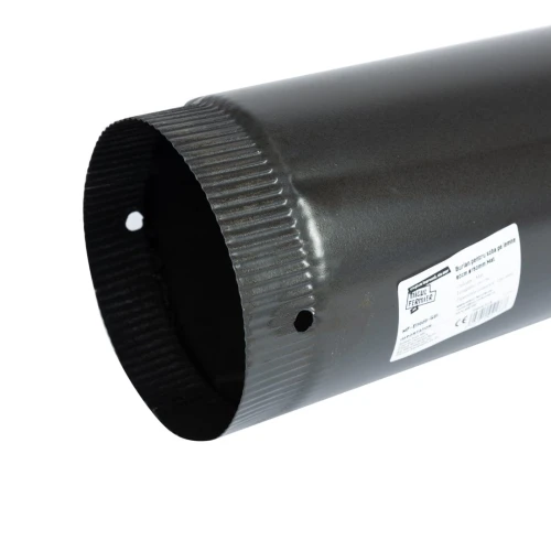 Burlan soba pe lemne 90cm ø150mm Gri Mat