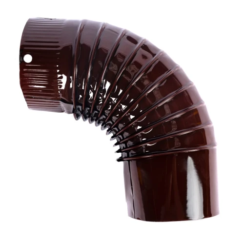 Cot pentru soba pe lemne 90˚ ø120mm Maro