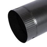 Burlan soba pe lemne 90cm ø120mm Gri Mat