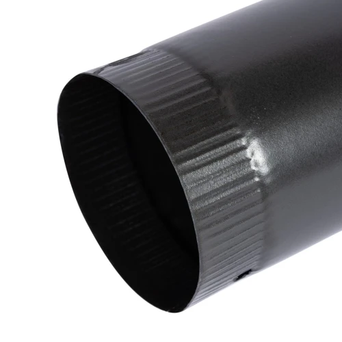 Burlan soba pe lemne 90cm ø120mm Gri Mat