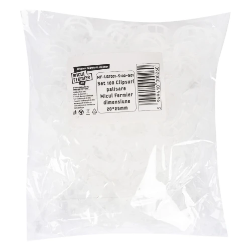 Set 100 Clips palisare MF 20*25mm 