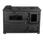 Soba pe lemne Fantazia Lux 6.7kW cos stanga