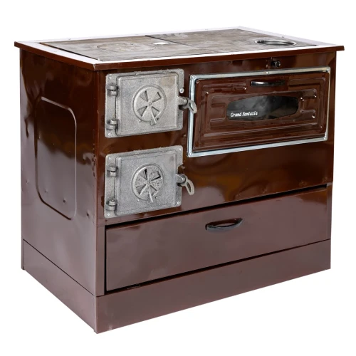 Soba pe lemne Grand Fantazia 9kW cos dreapta