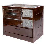 Soba pe lemne Grand Fantazia 9kW cos stanga