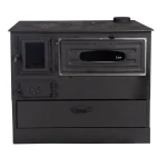 Soba pe lemne Grand Fantazia Lux 9kW cos dreapta