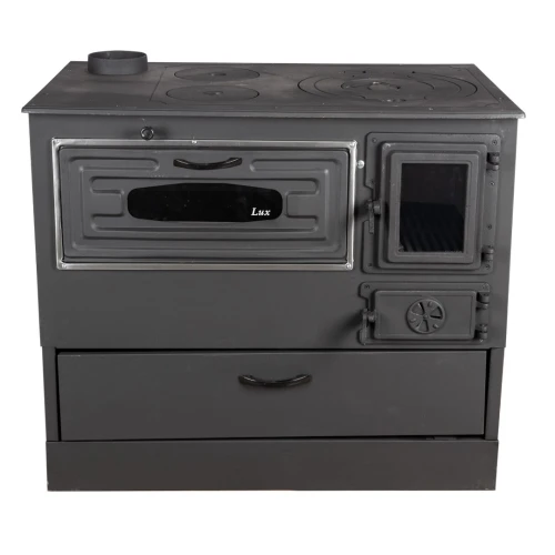 Soba pe lemne Grand Fantazia Lux 9kW cos stanga