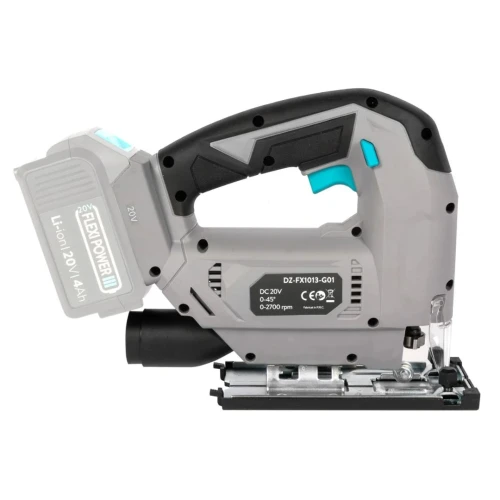 Fierastrau pendular Detoolz, 20V, dimensiune maxima taiere 80mm (fara acumulator si incarcator) 