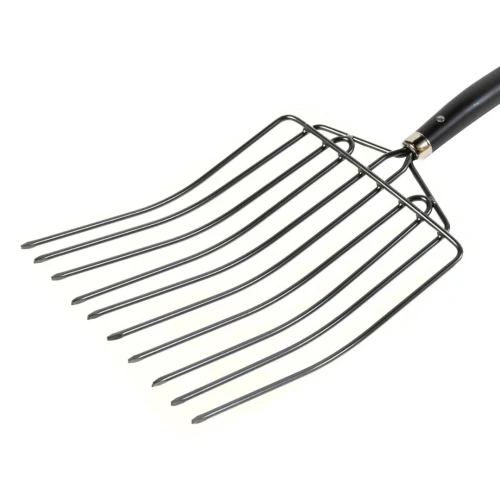 Furca gunoi grajd, 10 dinti, maner lemn, 1600mm