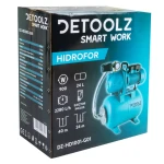 Hidrofor Detoolz 0.9 kW, debit maxim 2280l/h, inaltime maxima de pompare 40m, corp pompa fonta, butelie 24L, ejector