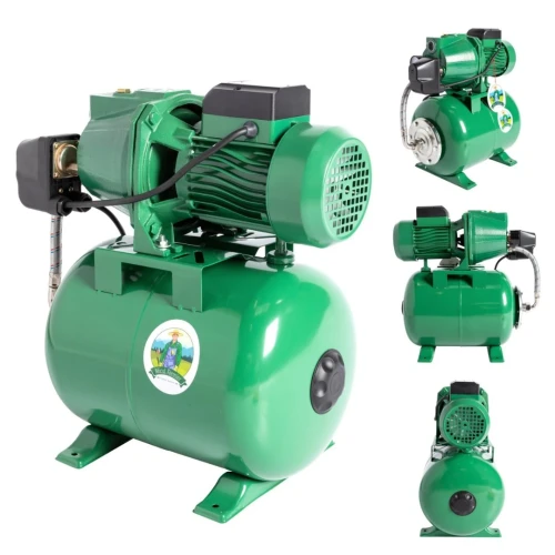 Hidrofor Micul Fermier 1.5 kW, debit maxim 3000l/h, inaltime maxima de pompare 53m, corp pompa fonta, capacitate vas expansiune 24 litri