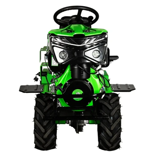 Mini tractor Micul Fermier, 17cp 530cc, motor pe motorina 4T, 4X4, 4 viteze, pornire electrica, 2 cutii de viteze, sistem hidraulic