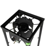 Pirostrie patrata Micul Fermier, putere termica 6kW, 1 arzator, inaltime ajustabila 72/42 cm