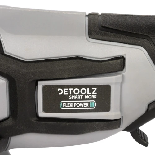 Polizor unghiular Detoolz 20V, diametru disc Ø125, motor fara perii (fara acumulator si incarcator) 