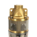 Pompa submersibila Micul Fermier, pentru apa curata, 1.3kW, debit 3000l/h, inaltime maxima pompare 60m, cu o turbina