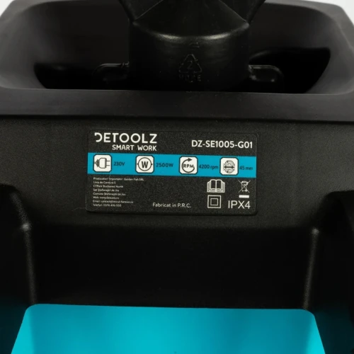 Tocator de crengi si resturi vegetale, 2500W, 45mm diametru maxim de taiere, cu sac colector 45L