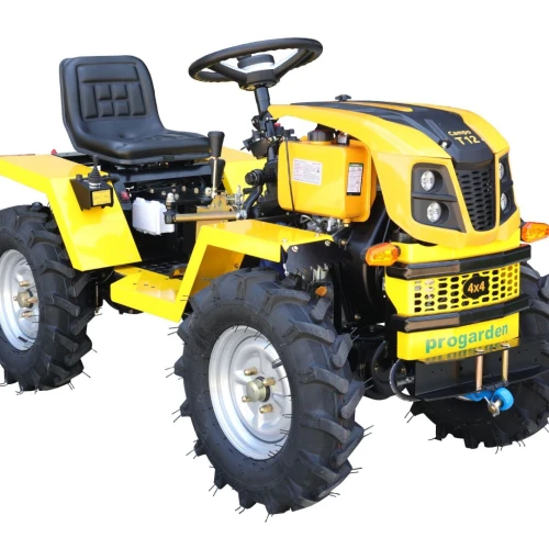 ProGARDEN Campo T12 Minitractor V25.1 4x4, 12CP, diesel, hidraulica fata-spate, roti 6.00-12