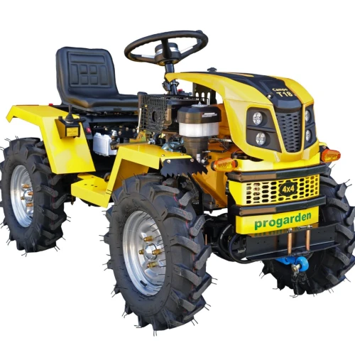 ProGARDEN Campo T18 Minitractor V25.1 4x4, 18CP, benzina, hidraulica fata-spate, roti 6.00-12