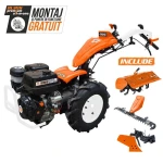Motocultivator RURIS 977 CSP, lama de cosit C 977, freza de sapat S 977, plug P 977 16 CP