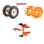 Motosapa RURIS 701KS, 7 CP, roti cauciuc, plug reversibil, roti metalice 400, RURIS