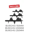 Motoburghiu de pamant RURIS TT 14, 3CP, 2 timpi, 68 cc