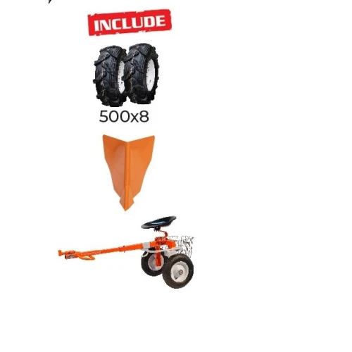 Motocultor RURIS 731ACC2, 8,5 CP, 208 CC, 4 timpi, 3 viteze, 830 mm latime lucru