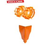 Motosapa RURIS 7500ACC1, 7 CP, roti cauciuc 4.00-8, rarita, roti metalice 350 fara manicot