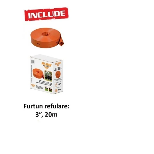 Motopompa apa curata Ruris MP80, 7 CP, 212 CC, 48 m³/h debit apa