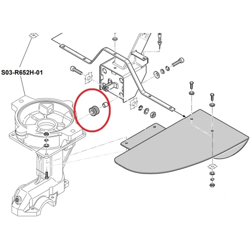 Amortizor RURIS, PSR550650-63, pentru motocultoarele Ruris R550